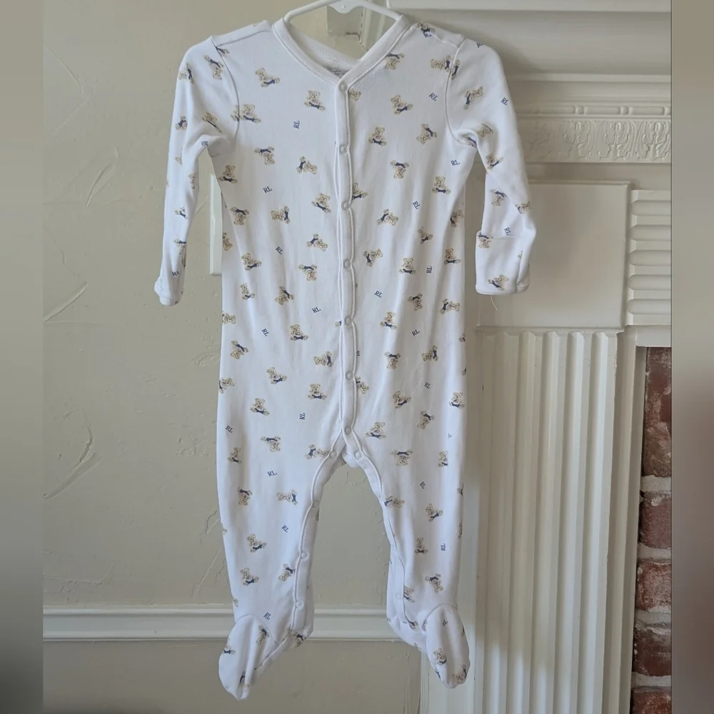 Ralph Lauren | Polo Bear Cotton Footie